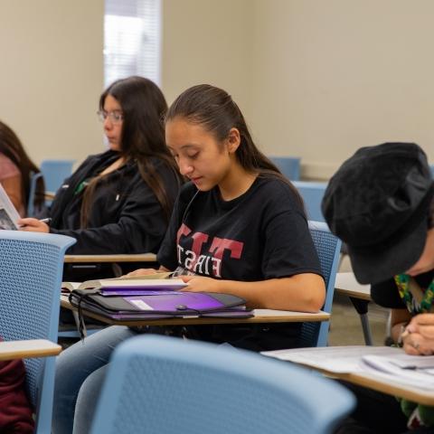 students in classroom